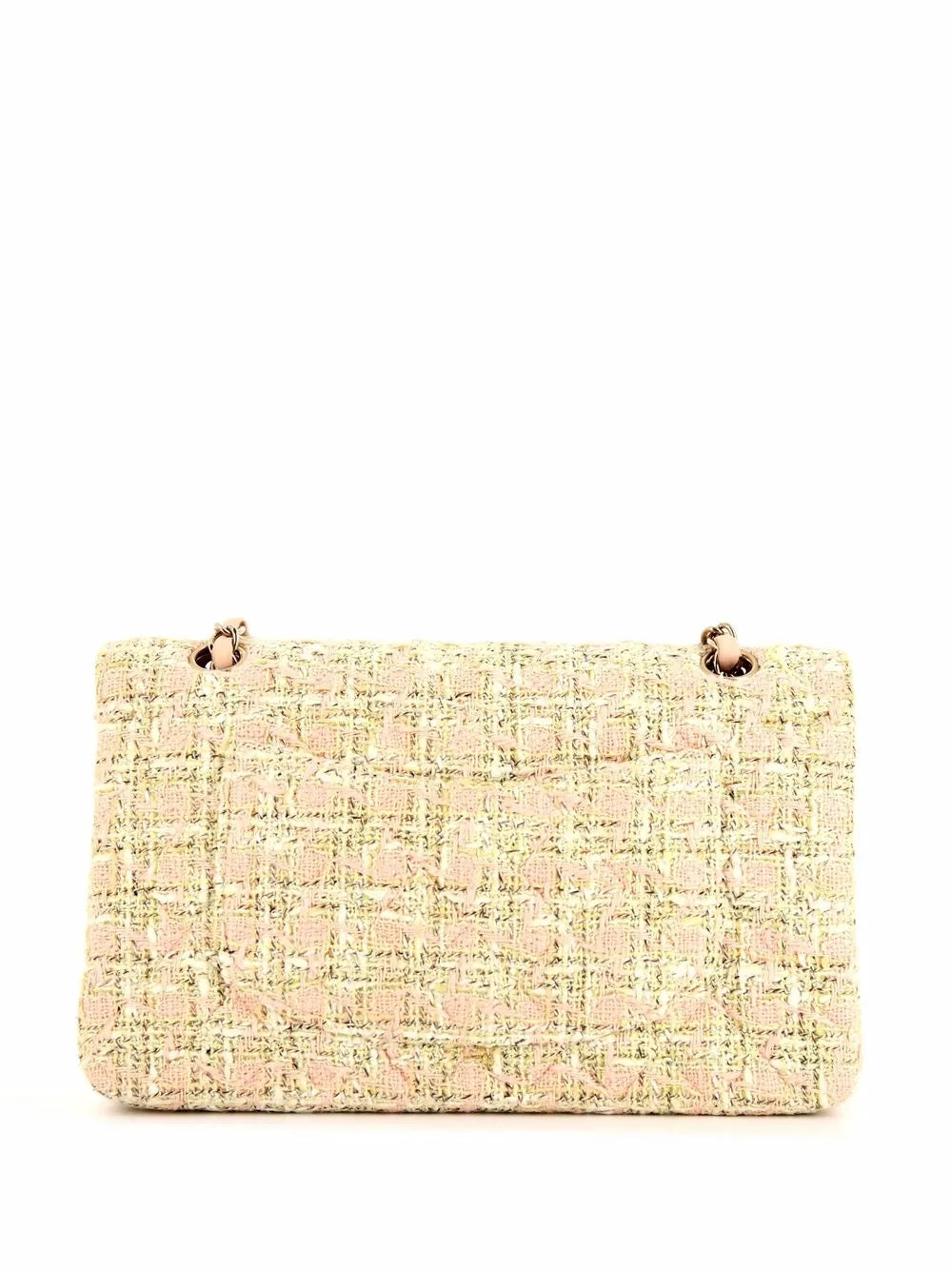 Chanel Pre Owned 2006 Tweed Cc Logo Shoulder Bag — Same as shown — Size One Size — Side View