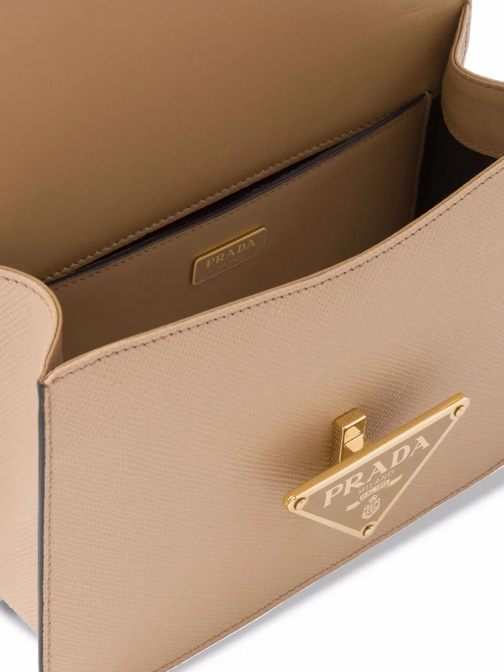 Prada Saffiano Leather Shoulder Bag — Same as shown — Size One Size — Top View