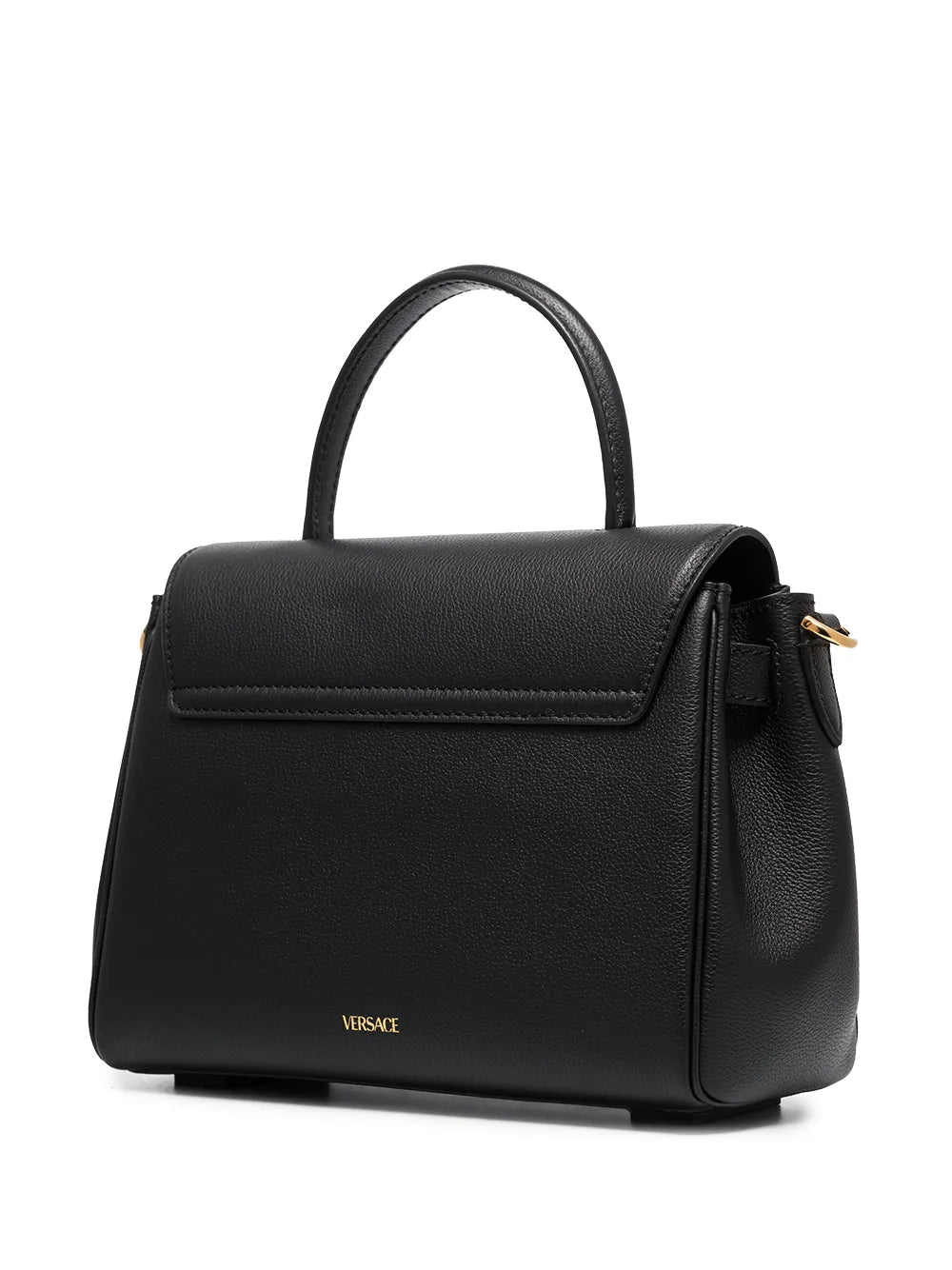 Versace La Medusa Leather Hand Bag — Same as shown — Size One Size — Back View