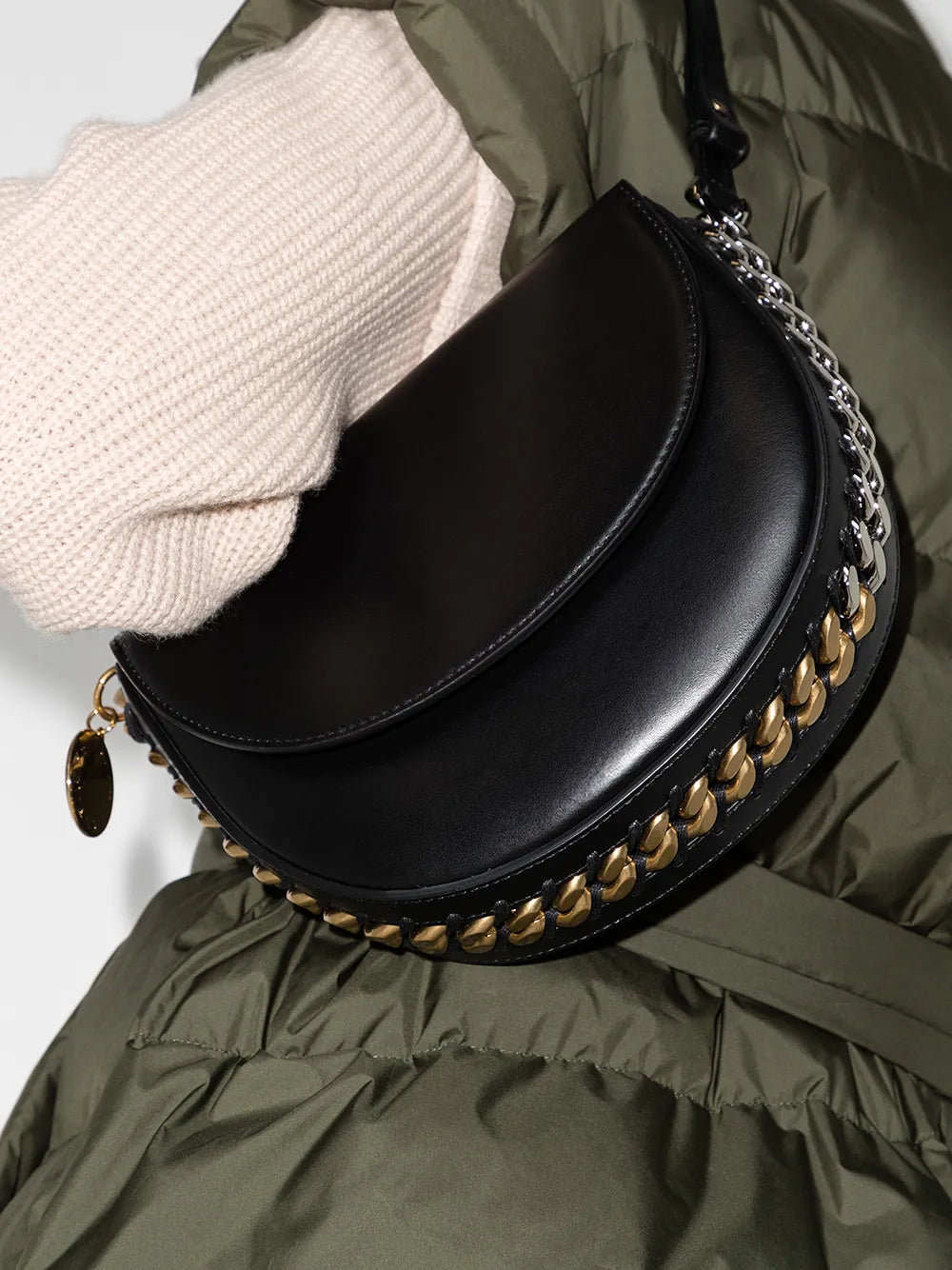 Stella Mccartney Medium Frayme Shoulder Bag — Same as shown — Size One Size — Side View