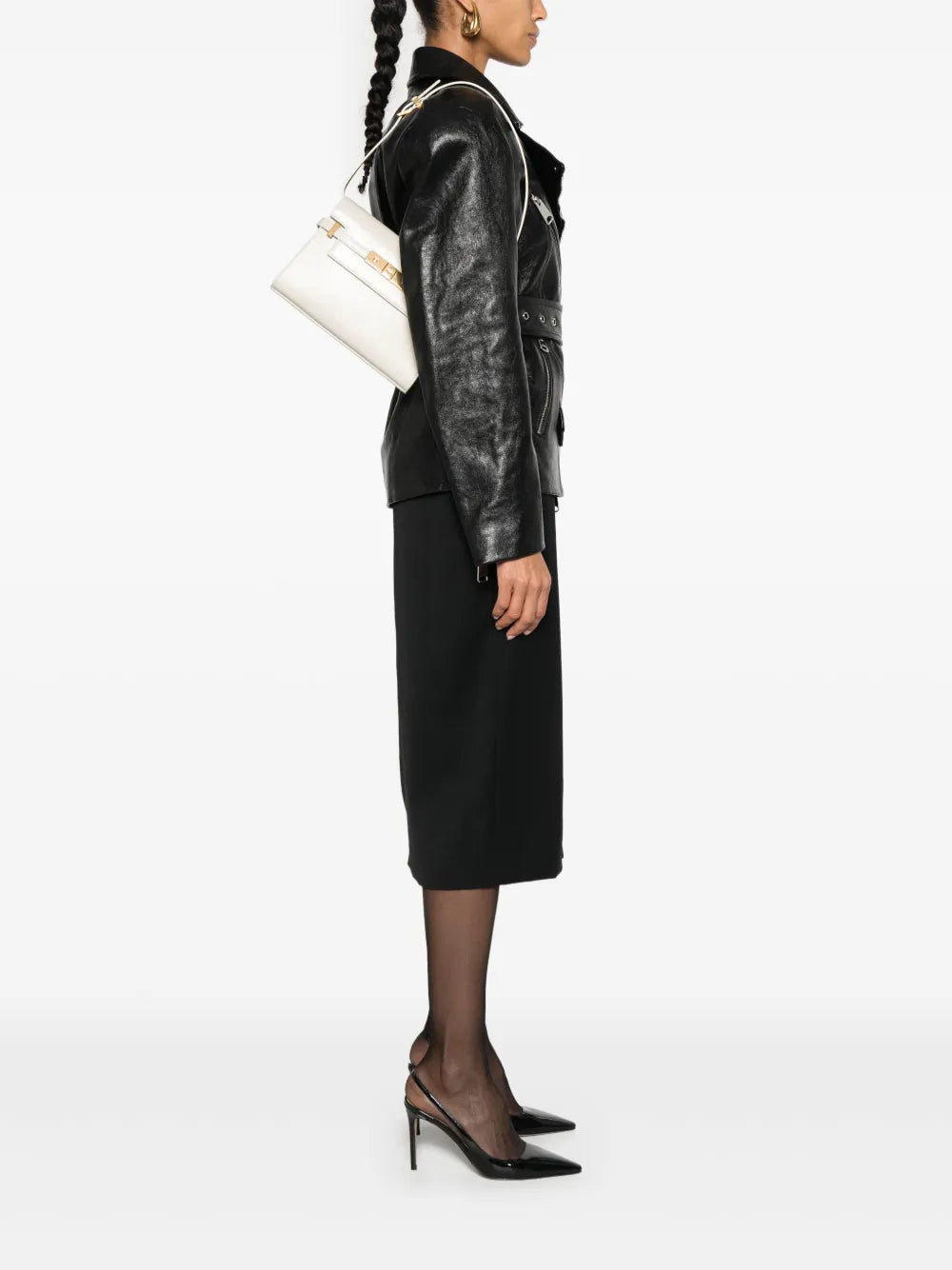 Saint Laurent Small Manhattan Shoulder Bag — Same as shown — Size One Size — Side View
