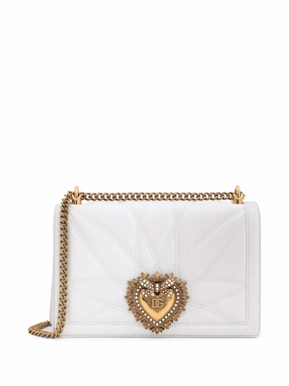 Dolce Gabbana Large Devotion Shoulder Bag — Same as shown — Size One Size — Front View