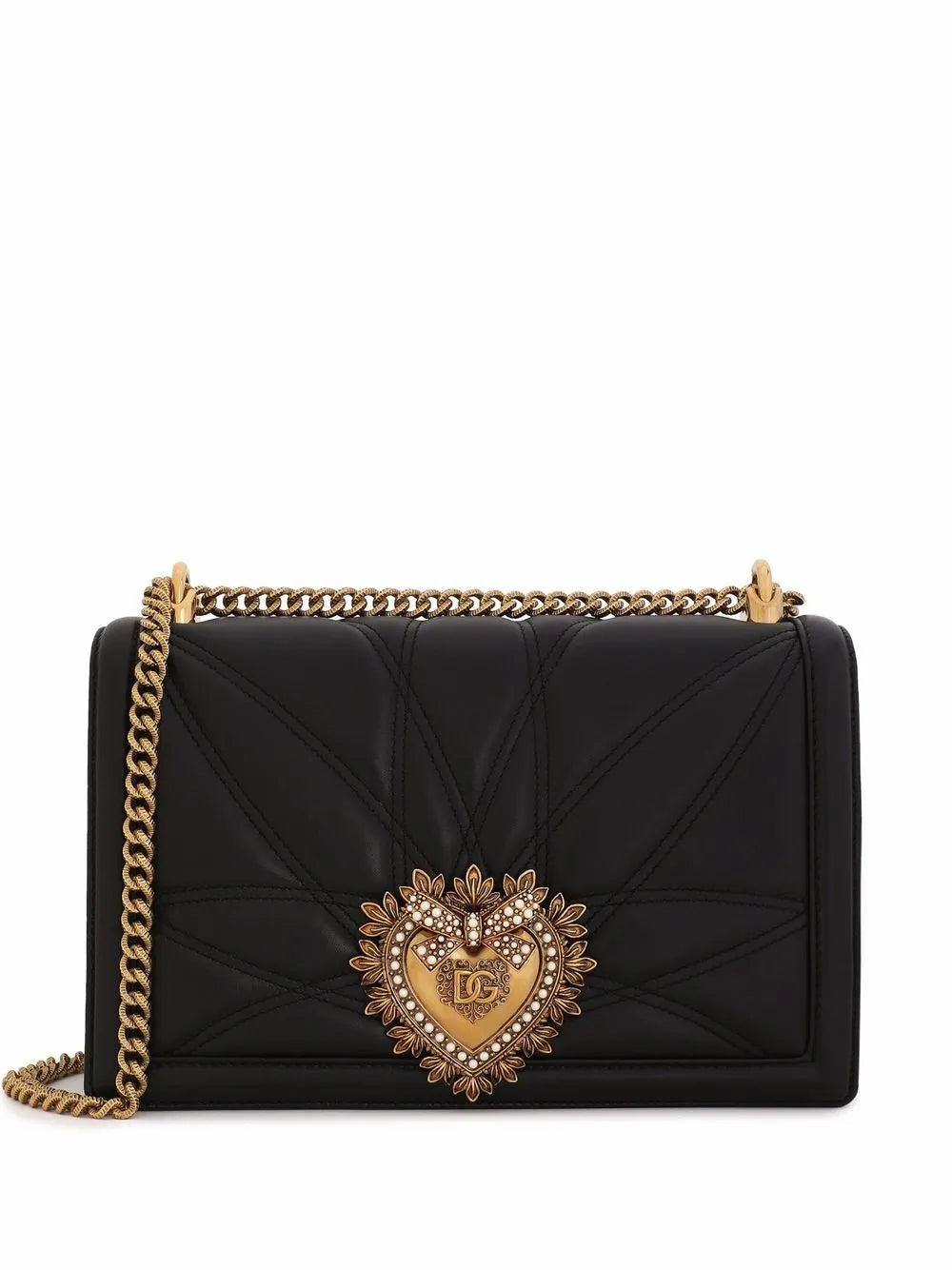 Dolce Gabbana Large Devotion Shoulder Bag — Same as shown — Size One Size — Front View