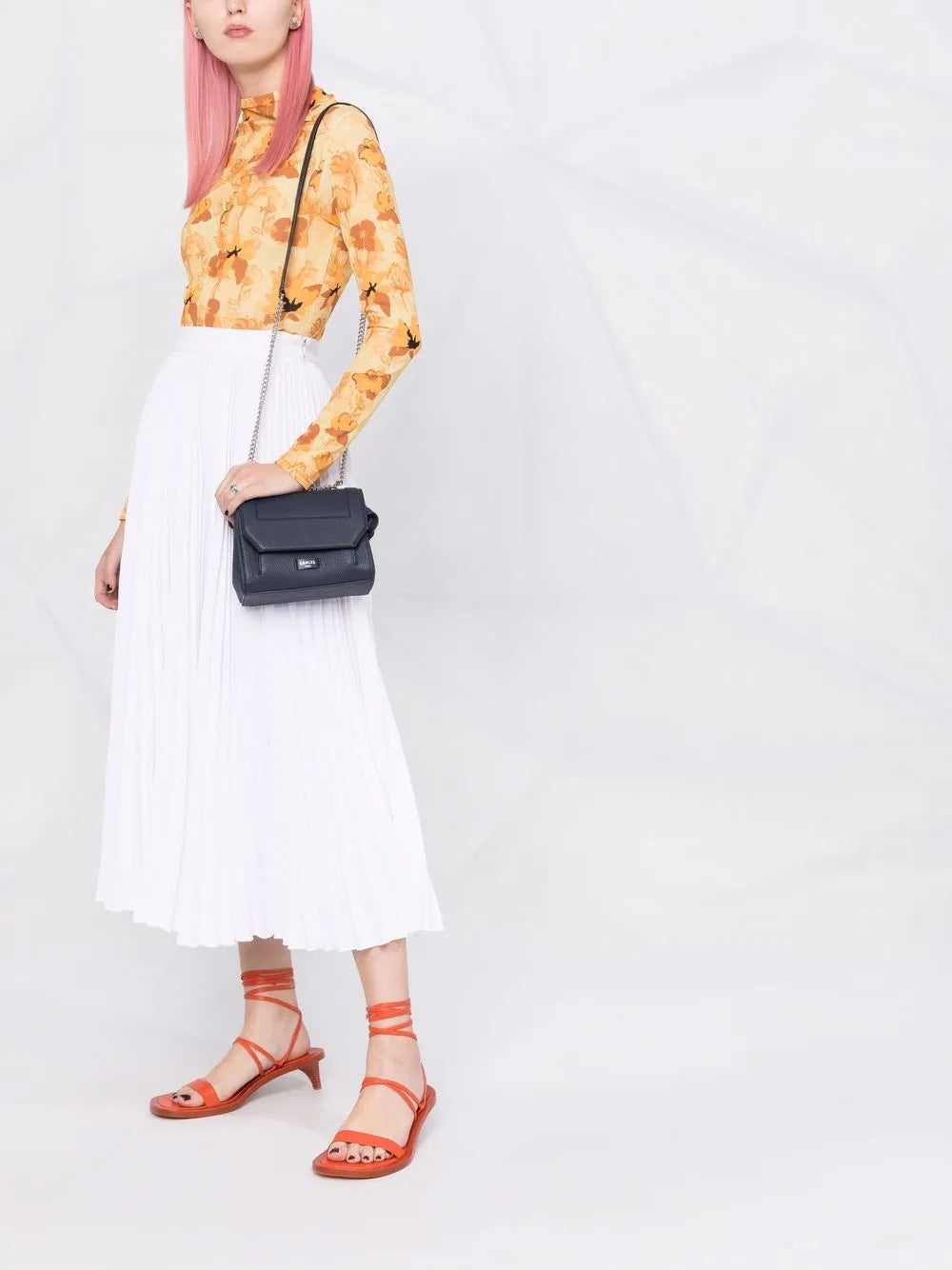 Lancel Small Ninon De Lancel Top Handle Shoulder Bag — Same as shown — Size One Size — Side View