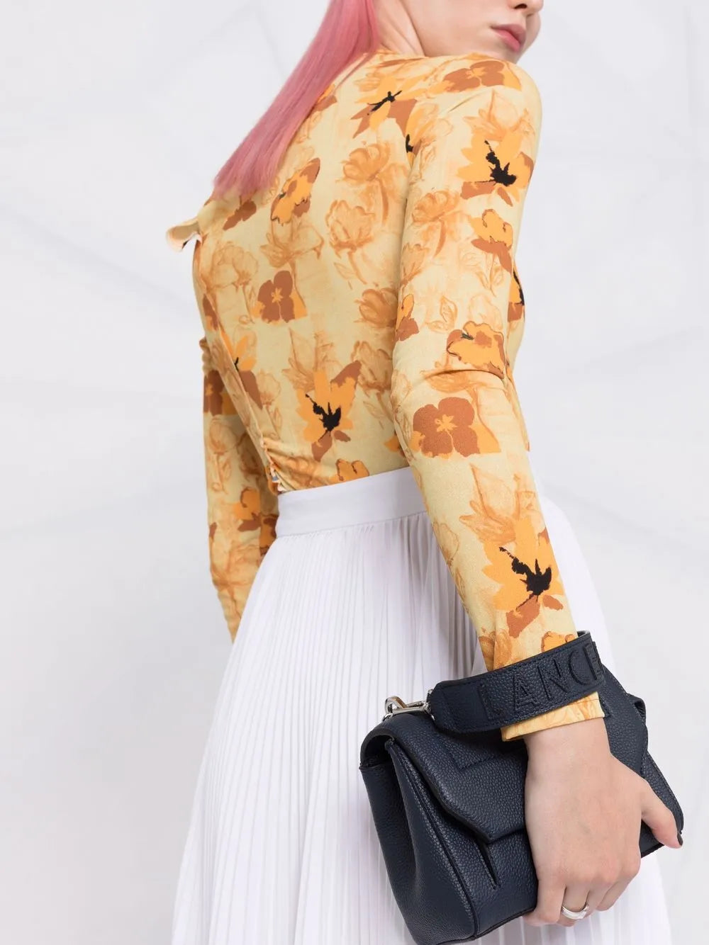 Lancel Small Ninon De Lancel Top Handle Shoulder Bag — Same as shown — Size One Size — Back View