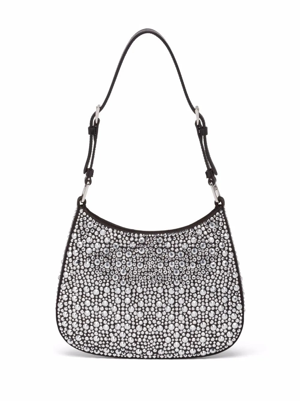 Prada Cleo Crystal Embellished Shoulder Bag — Same as shown — Size One Size — Back View