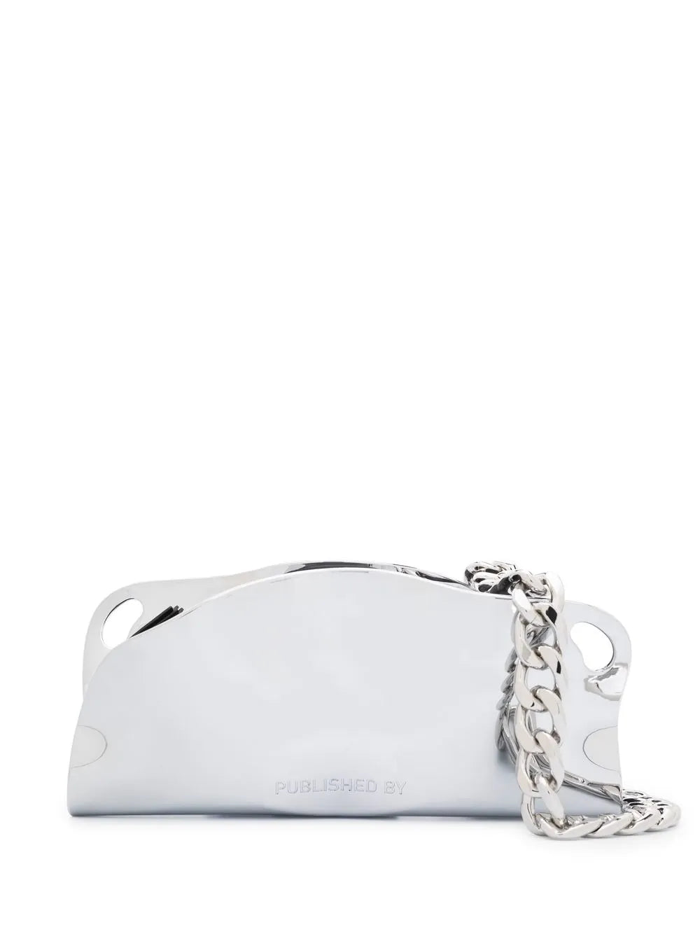 Published By Mayzie Chrome Shoulder Bag — Same as shown — Size One Size — Front View