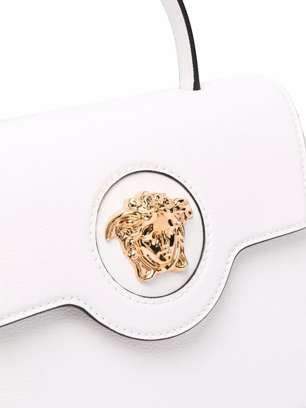 Versace La Medusa Leather Hand Bag — Same as shown — Size One Size — Top View