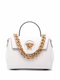 Versace La Medusa Leather Hand Bag — Same as shown — Size One Size — Front View
