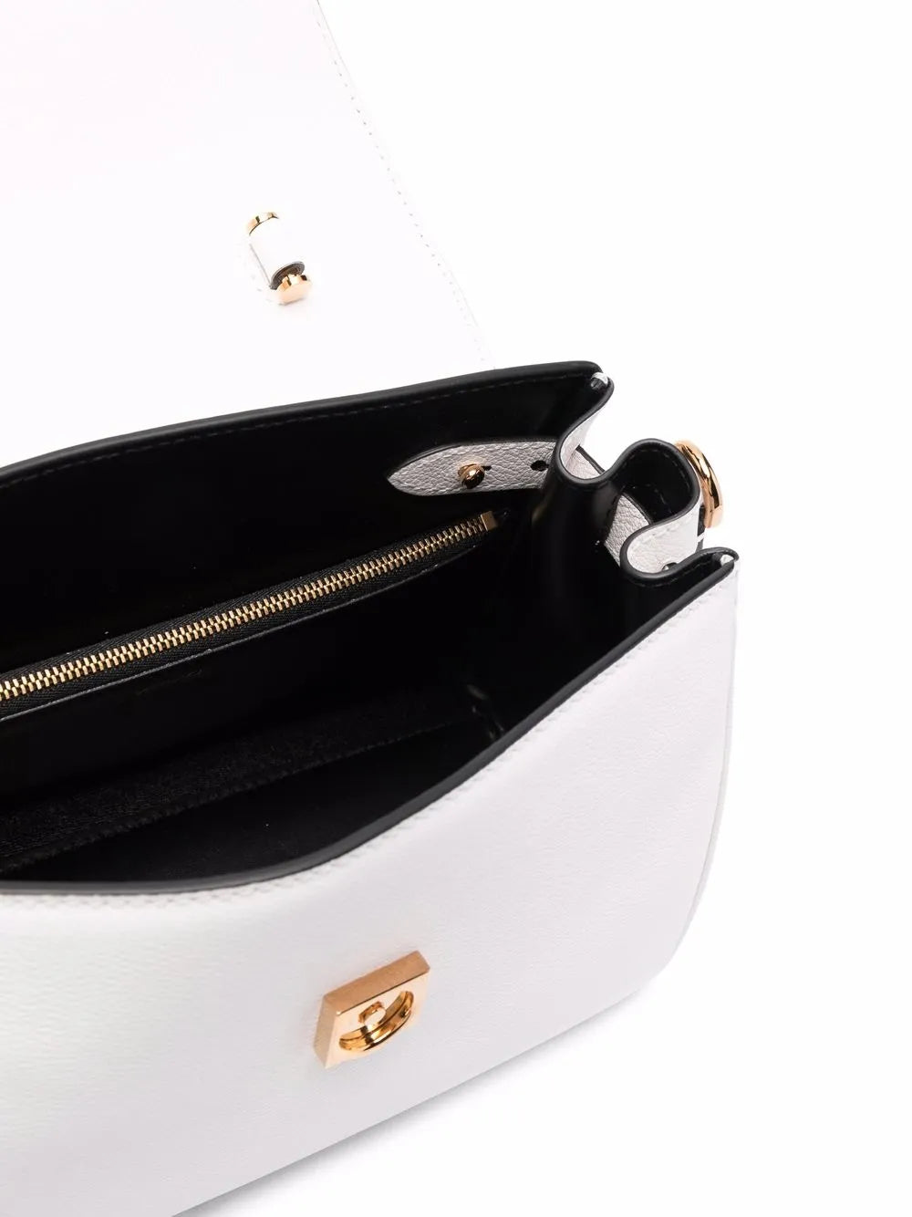 Versace La Medusa Leather Hand Bag — Same as shown — Size One Size — Detail View
