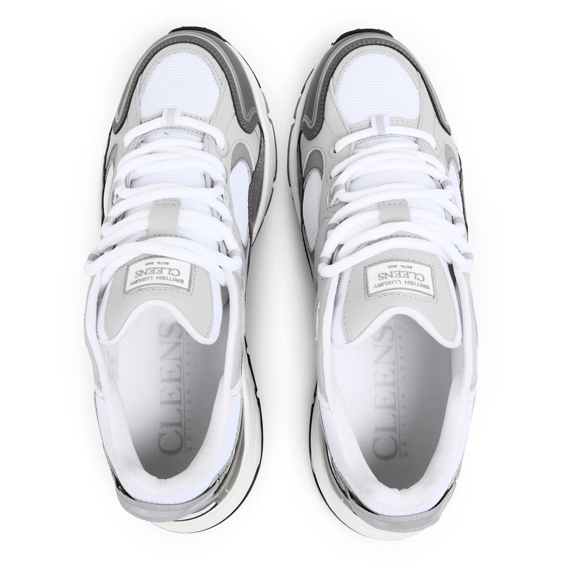 Cleens Pulse Runner 'Dove Grey' — UK 3 | EU 37 | US 4 — Back View