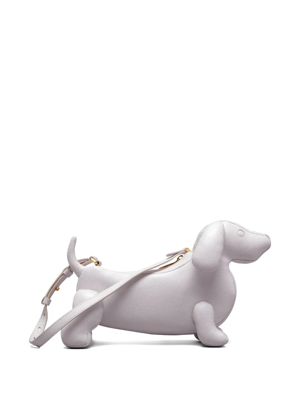 Thom Browne Hector Pebbled Leather Shoulder Bag — Same as shown — Size One Size — Front View