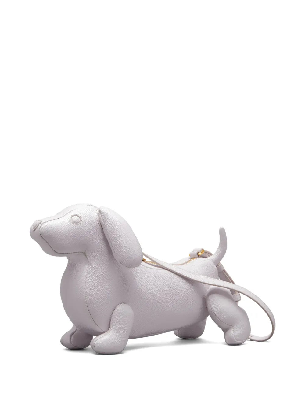 Thom Browne Hector Pebbled Leather Shoulder Bag — Same as shown — Size One Size — Back View