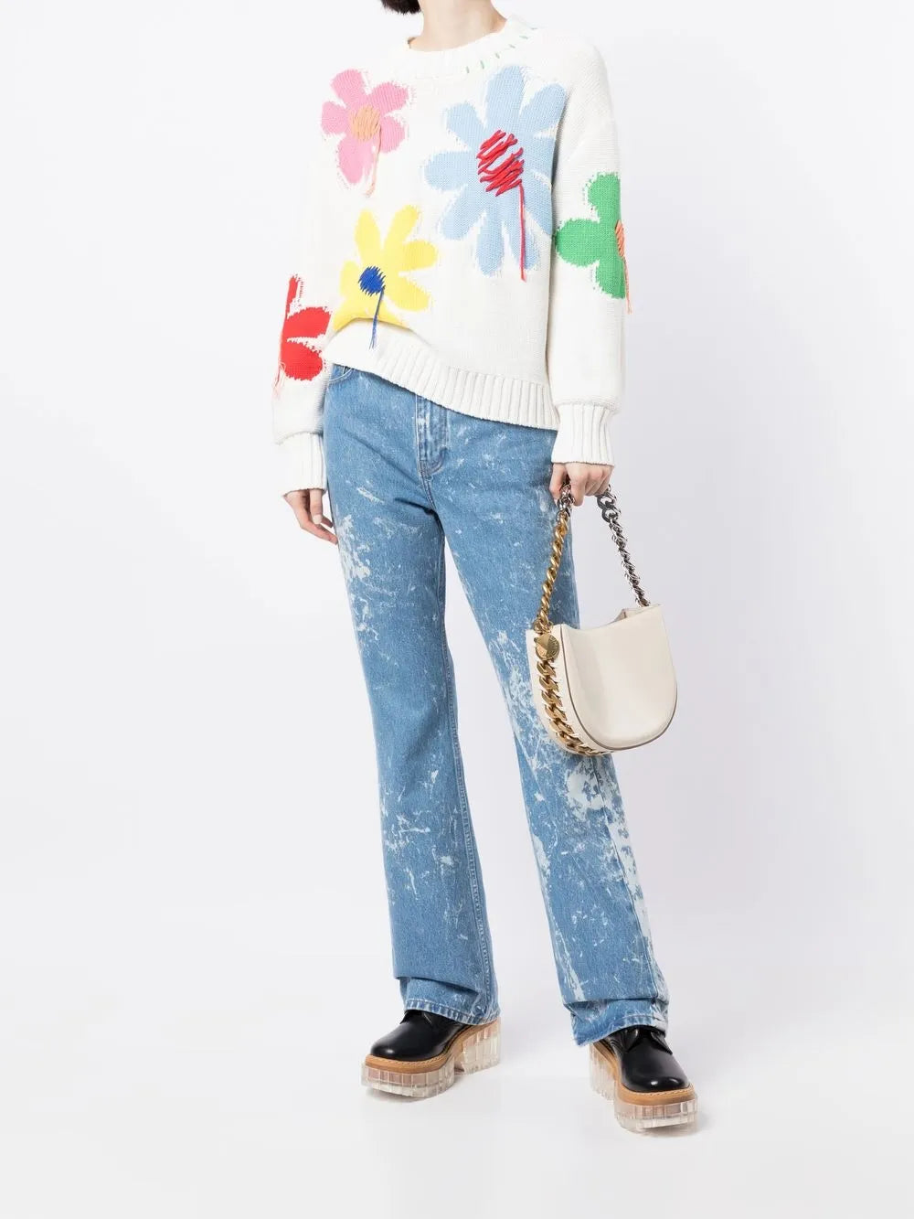 Stella Mccartney Small Frayme Shoulder Bag — Same as shown — Size One Size — Side View