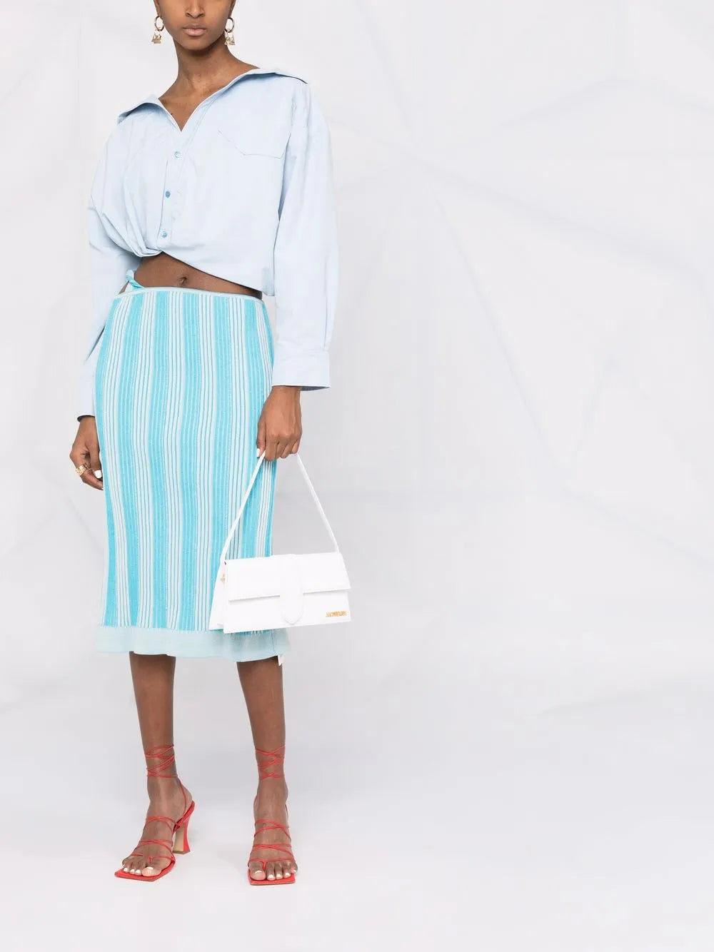 Jacquemus Le Bambino Long Shoulder Bag — Same as shown — Size One Size — Side View