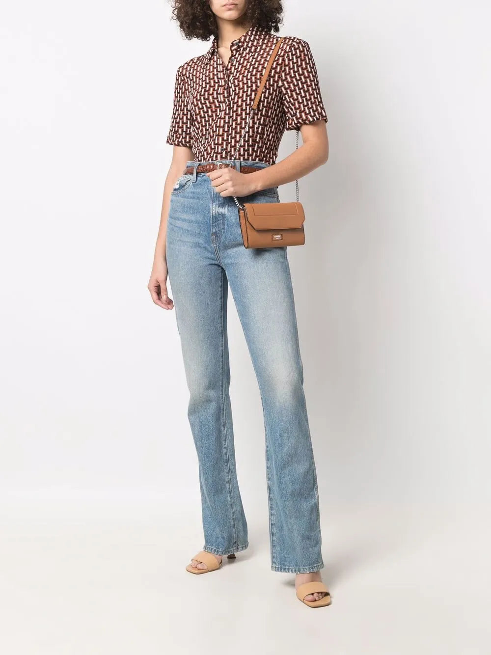 Lancel Leather Shoulder Bag — Same as shown — Size One Size — Side View