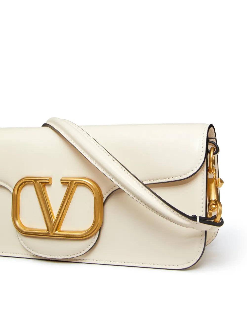 Valentino Garavani Loco Leather Shoulder Bag — Same as shown — Size One Size — Detail View