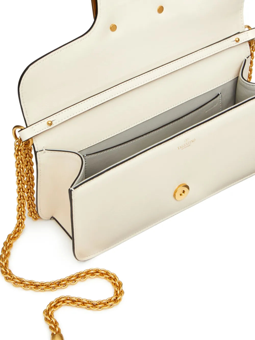 Valentino Garavani Loco Leather Shoulder Bag — Same as shown — Size One Size — Top View