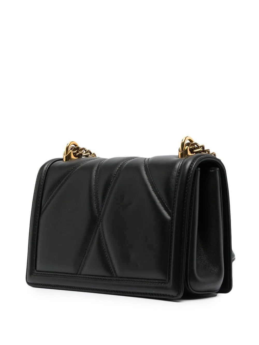 Dolce Gabbana Medium Devotion Quilted Shoulder Bag — Same as shown — Size One Size — Back View