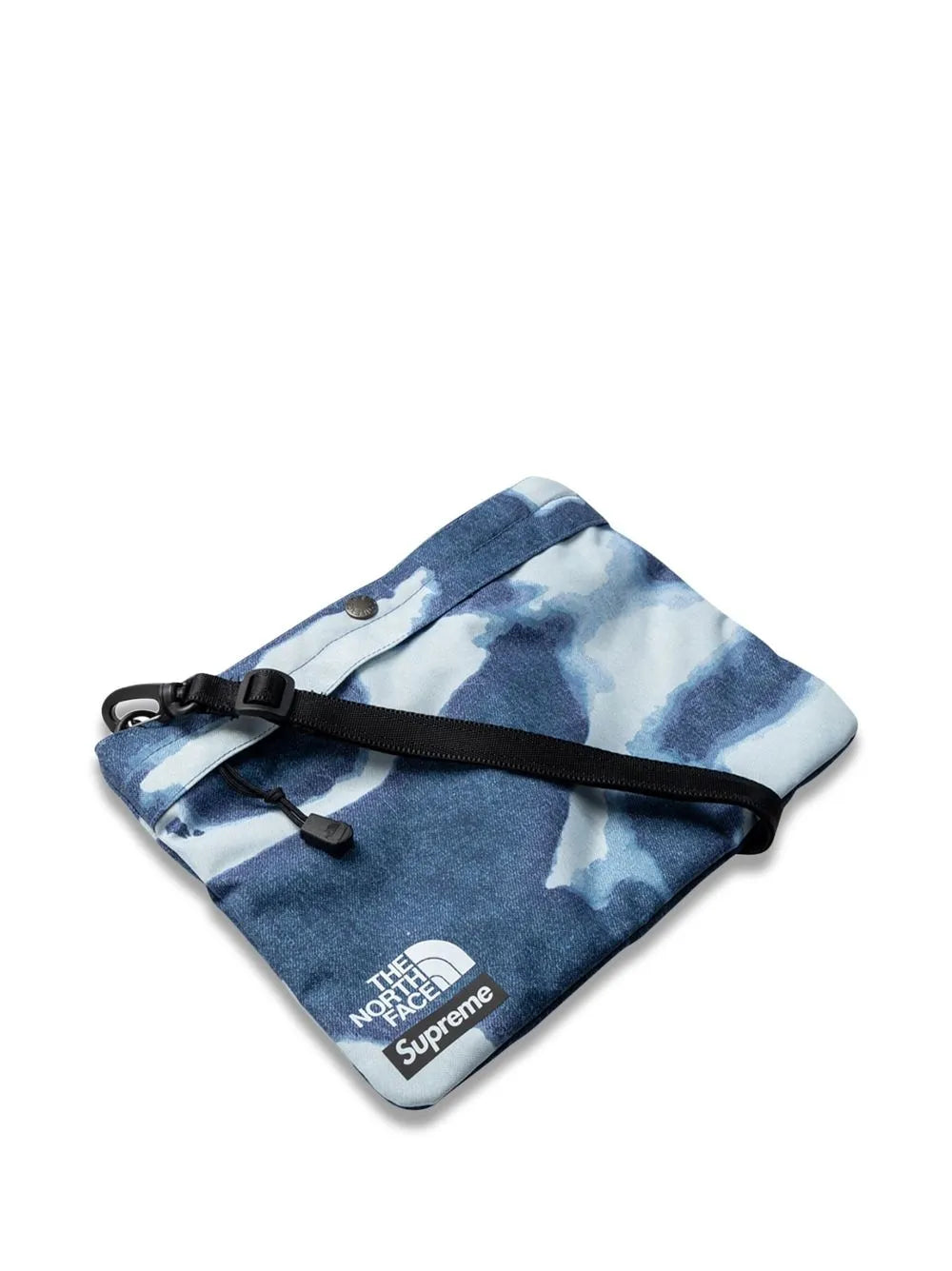 Supreme X The North Face Bleached Denim Print Shoulder Bag — Same as shown — Size One Size — Back View