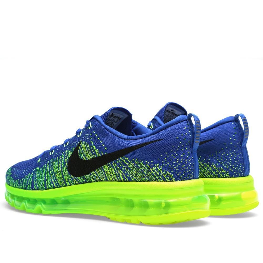 Nike Flyknit Max Game Royal & Black — UK 3 | EU 35.5 | US 3.5 — Back View