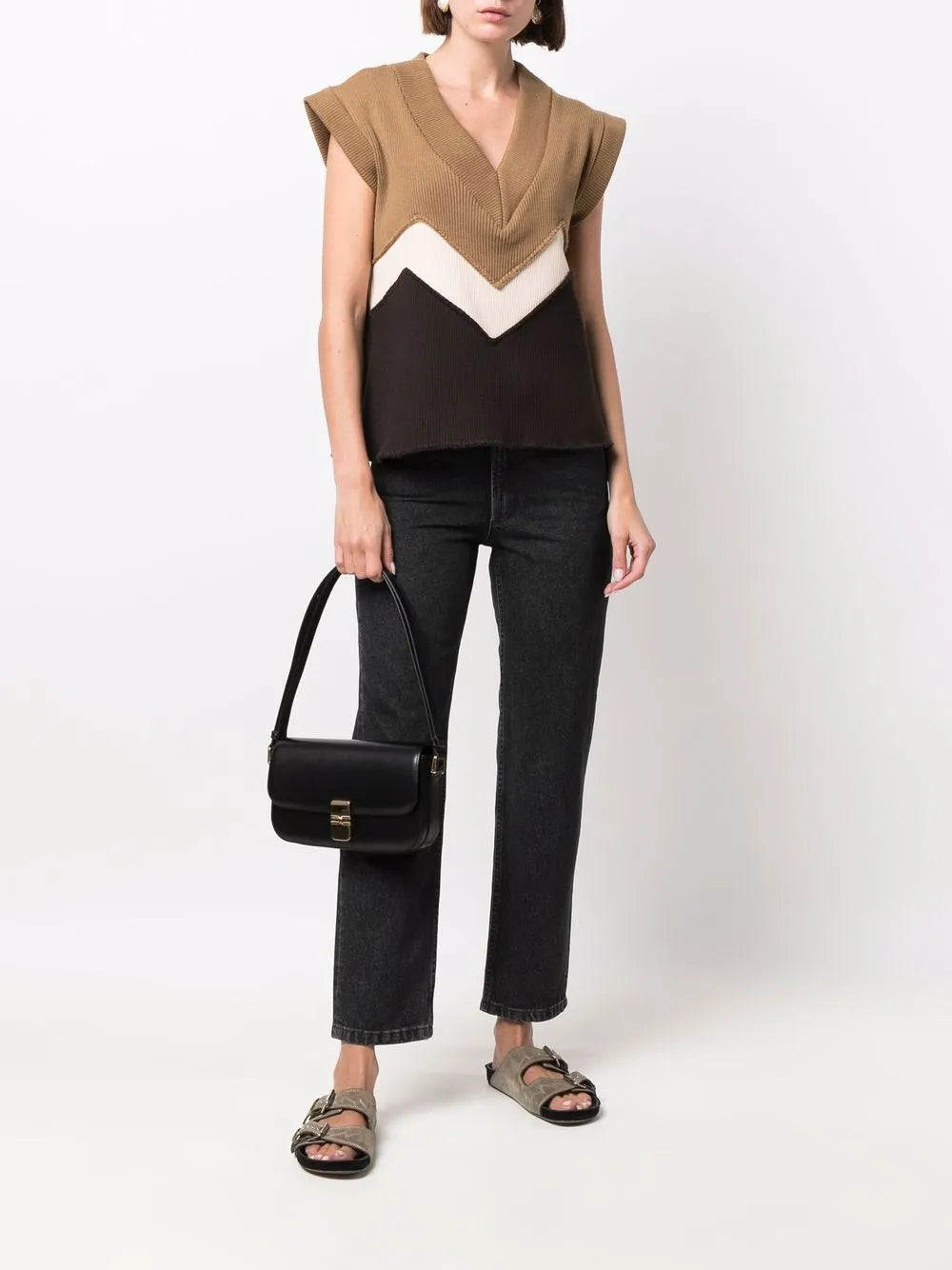 Apc Grace Leather Shoulder Bag — Same as shown — Size One Size — Side View