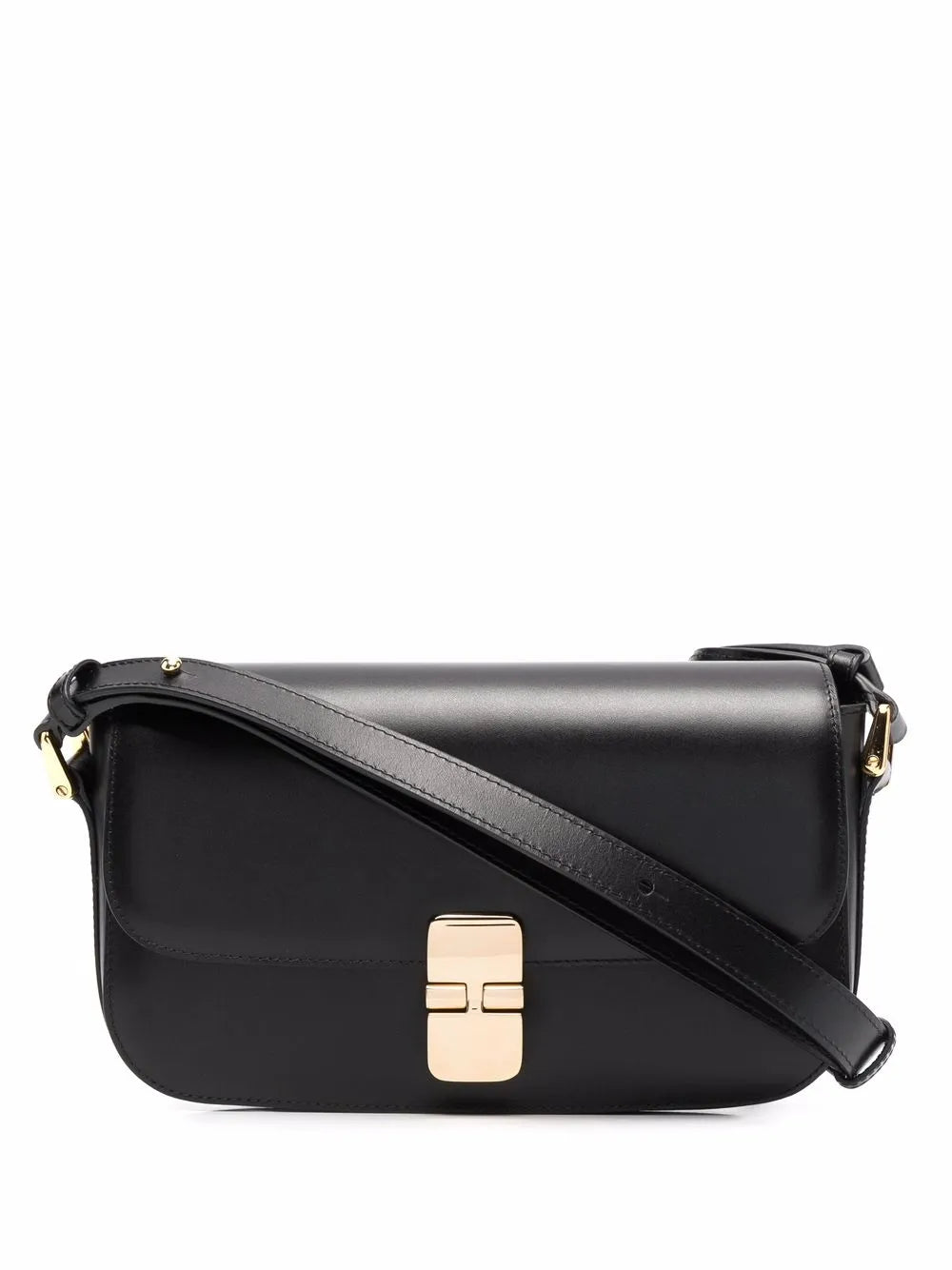 Apc Grace Leather Shoulder Bag — Same as shown — Size One Size — Front View