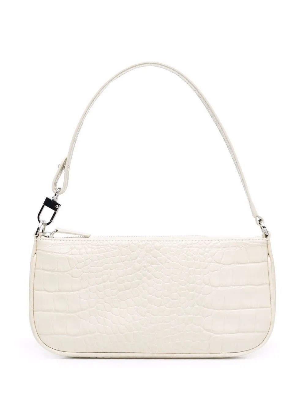 By Far Rachel Crocodille Effect Shoulder Bag — Same as shown — Size One Size — Front View