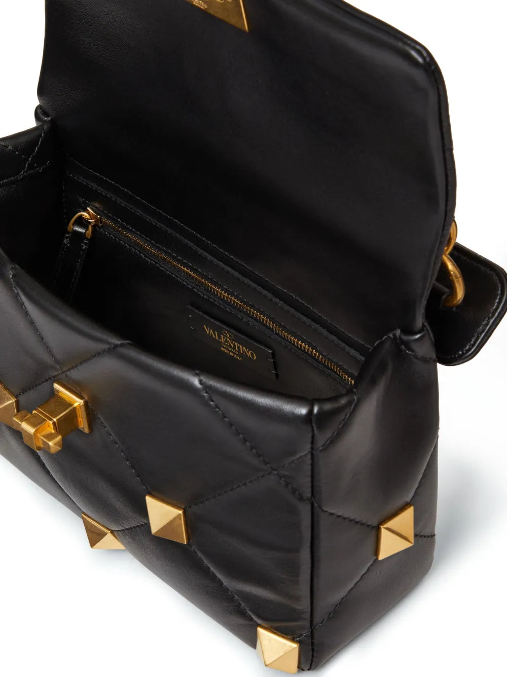 Valentino Garavani Medium Roman Stud Shoulder Bag — Same as shown — Size One Size — Lifestyle View