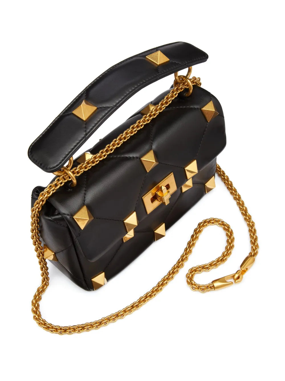Valentino Garavani Medium Roman Stud Shoulder Bag — Same as shown — Size One Size — Detail View