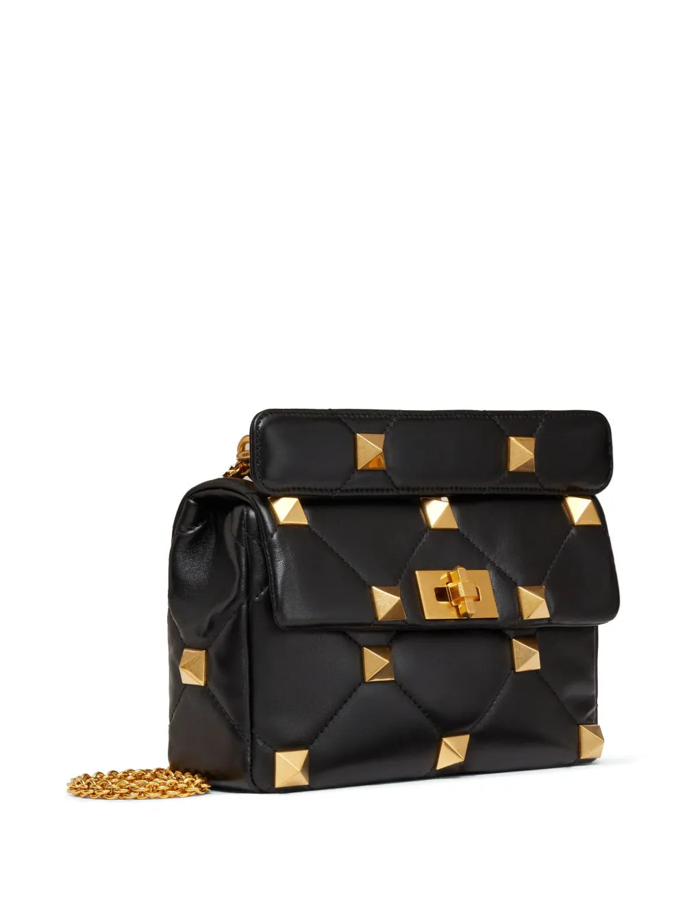 Valentino Garavani Medium Roman Stud Shoulder Bag — Same as shown — Size One Size — Back View