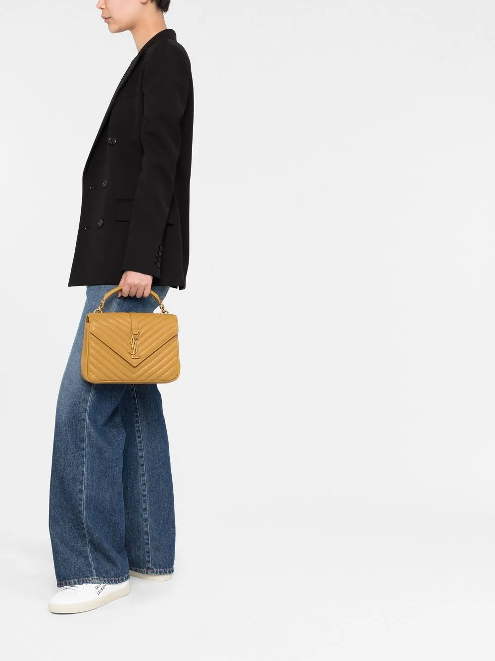 Saint Laurent Medium College Shoulder Bag — Same as shown — Size One Size — Side View