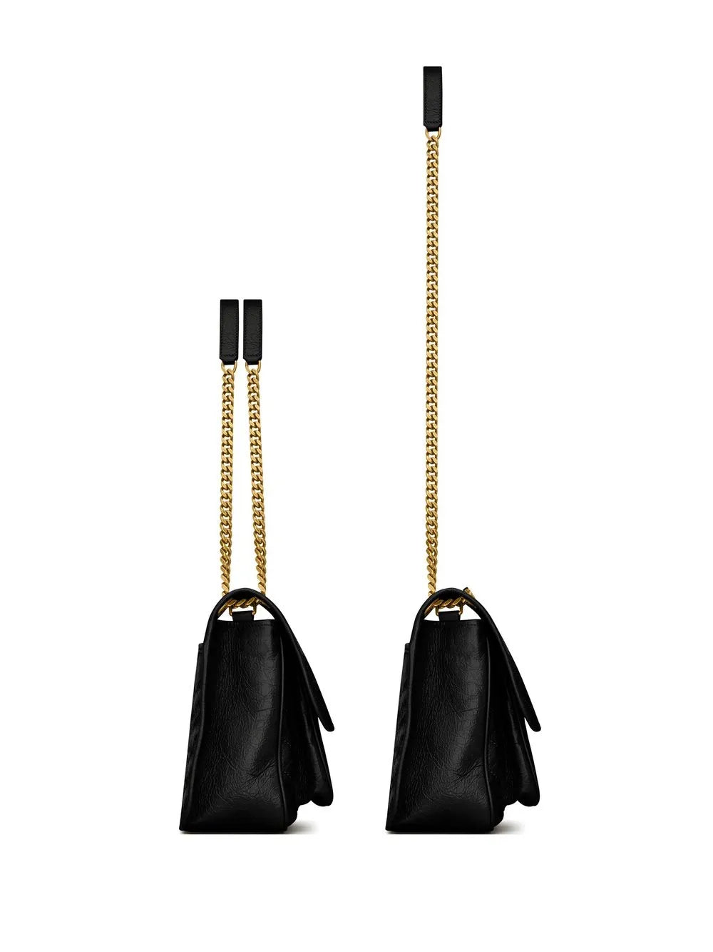 Saint Laurent Niki Logo Lettering Shoulder Bag — Same as shown — Size One Size — Back View
