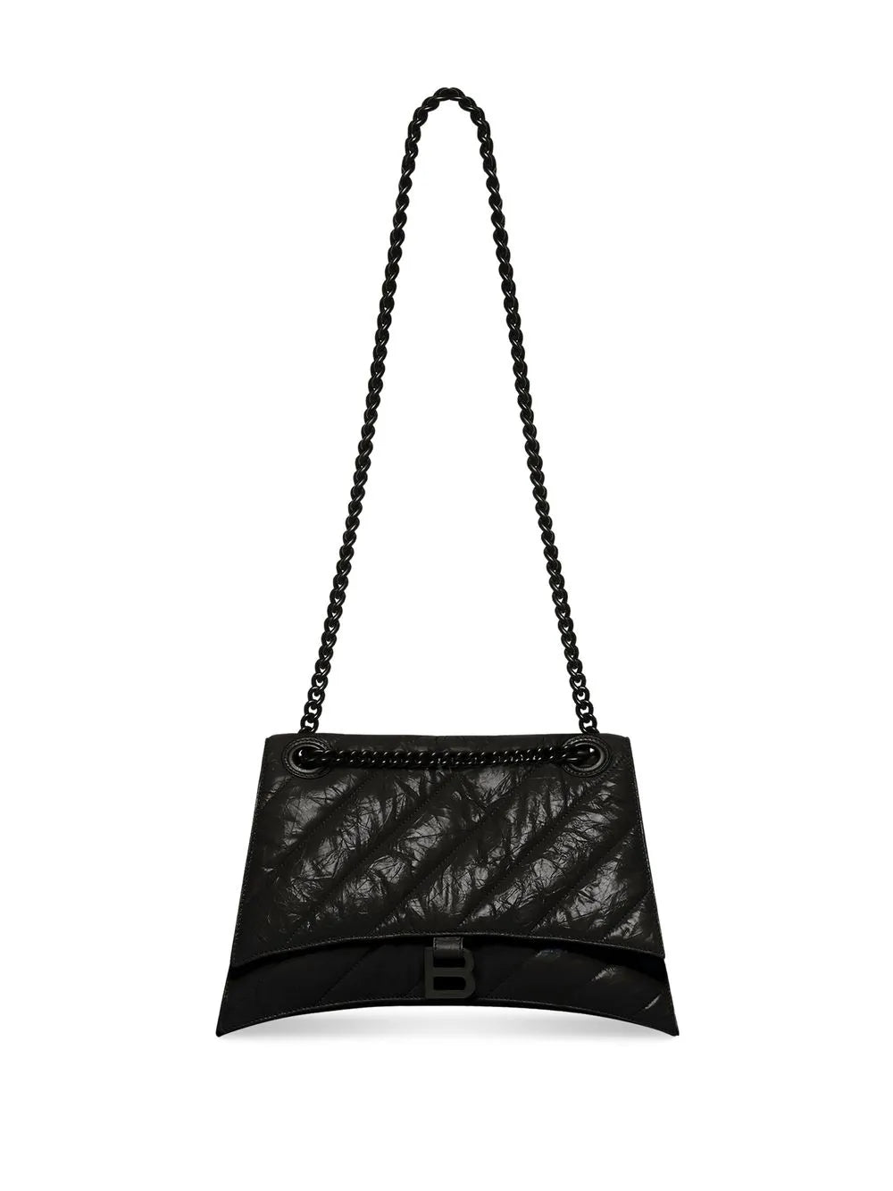 Balenciaga Medium Crush Chain Strap Shoulder Bag — Same as shown — Size One Size — Lifestyle View
