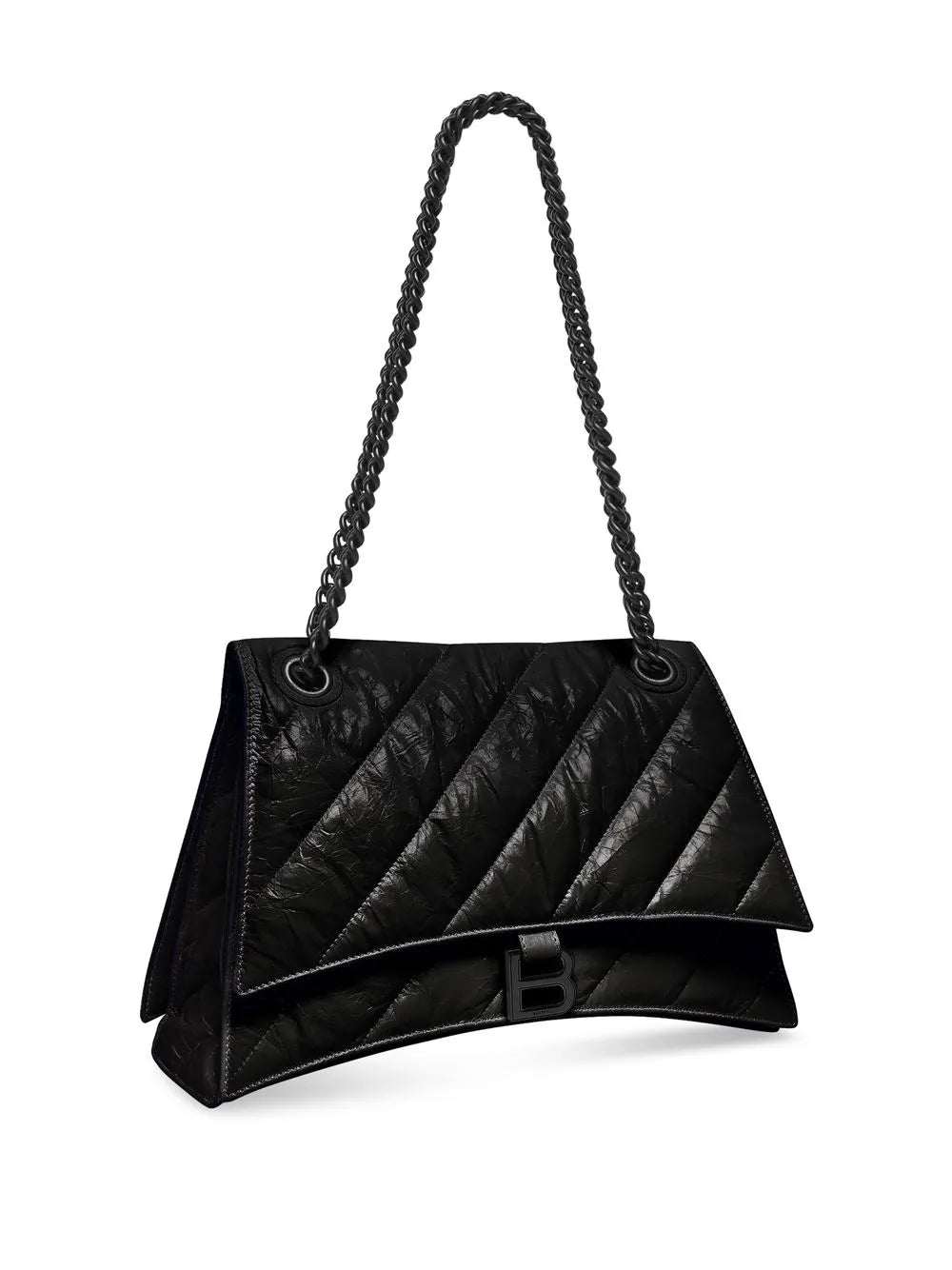Balenciaga Medium Crush Chain Strap Shoulder Bag — Same as shown — Size One Size — Back View