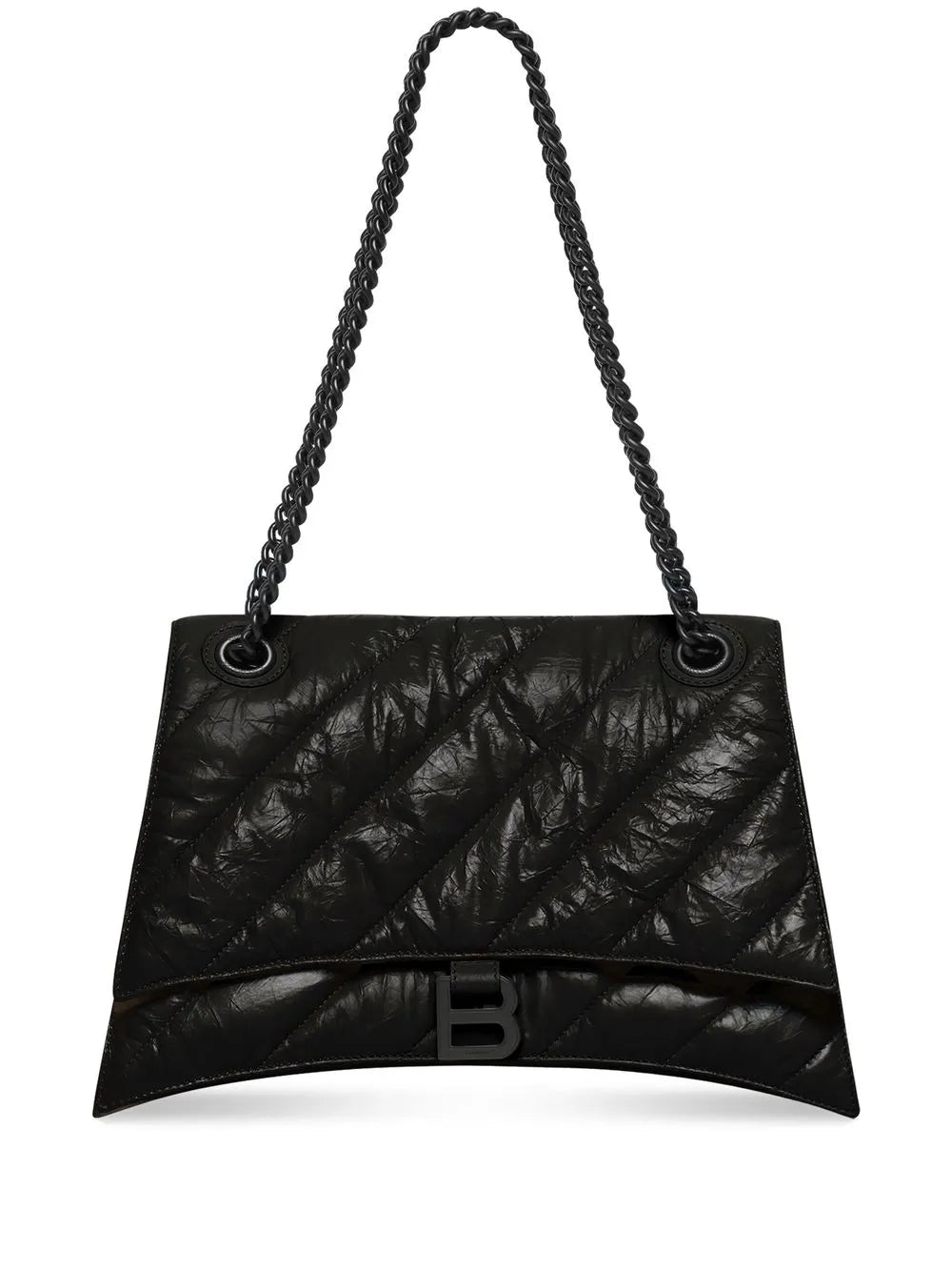 Balenciaga Medium Crush Chain Strap Shoulder Bag — Same as shown — Size One Size — Front View
