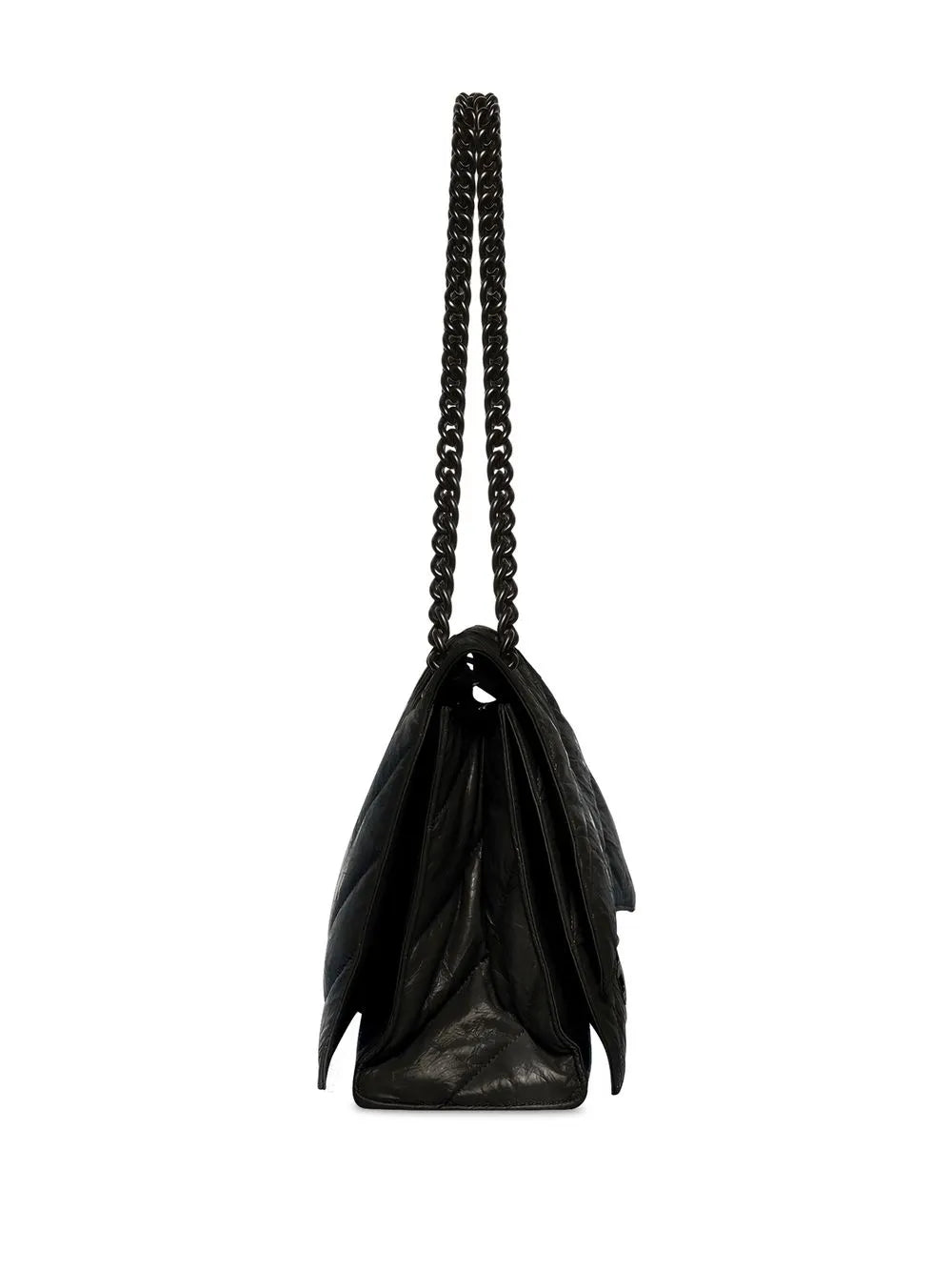 Balenciaga Medium Crush Chain Strap Shoulder Bag — Same as shown — Size One Size — Top View
