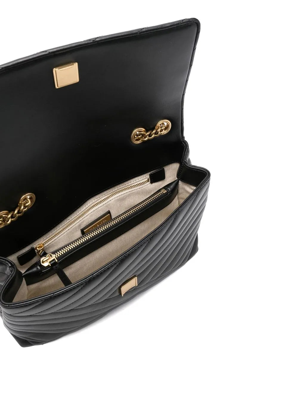 Tory Burch Kira Chevron Convertible Shoulder Bag — Same as shown — Size One Size — Lifestyle View