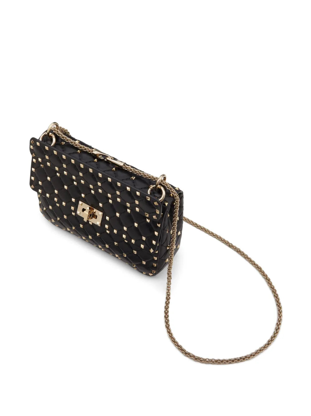 Valentino Garavani Medium Rockstud Spike Shoulder Bag — Same as shown — Size One Size — Top View
