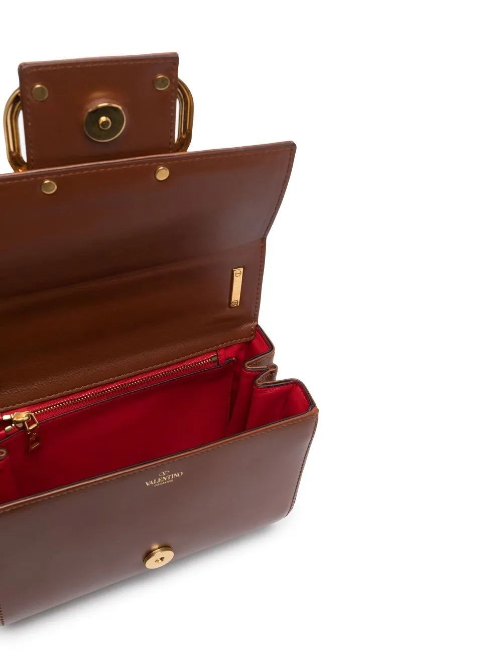 Valentino Garavani Stud Sign Leather Shoulder Bag — Same as shown — Size One Size — Lifestyle View