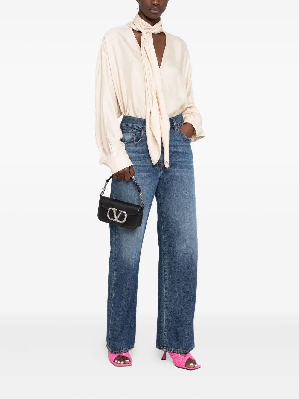 Valentino Garavani Small Loco Shoulder Bag — Same as shown — Size One Size — Side View