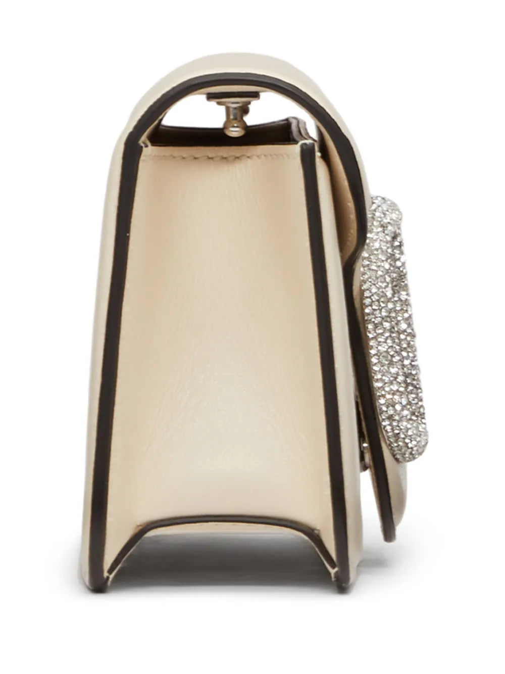 Valentino Garavani Small Loco Crystal Embellished Shoulder Bag — Same as shown — Size One Size — Top View