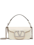 Valentino Garavani Small Loco Crystal Embellished Shoulder Bag — Same as shown — Size One Size — Front View