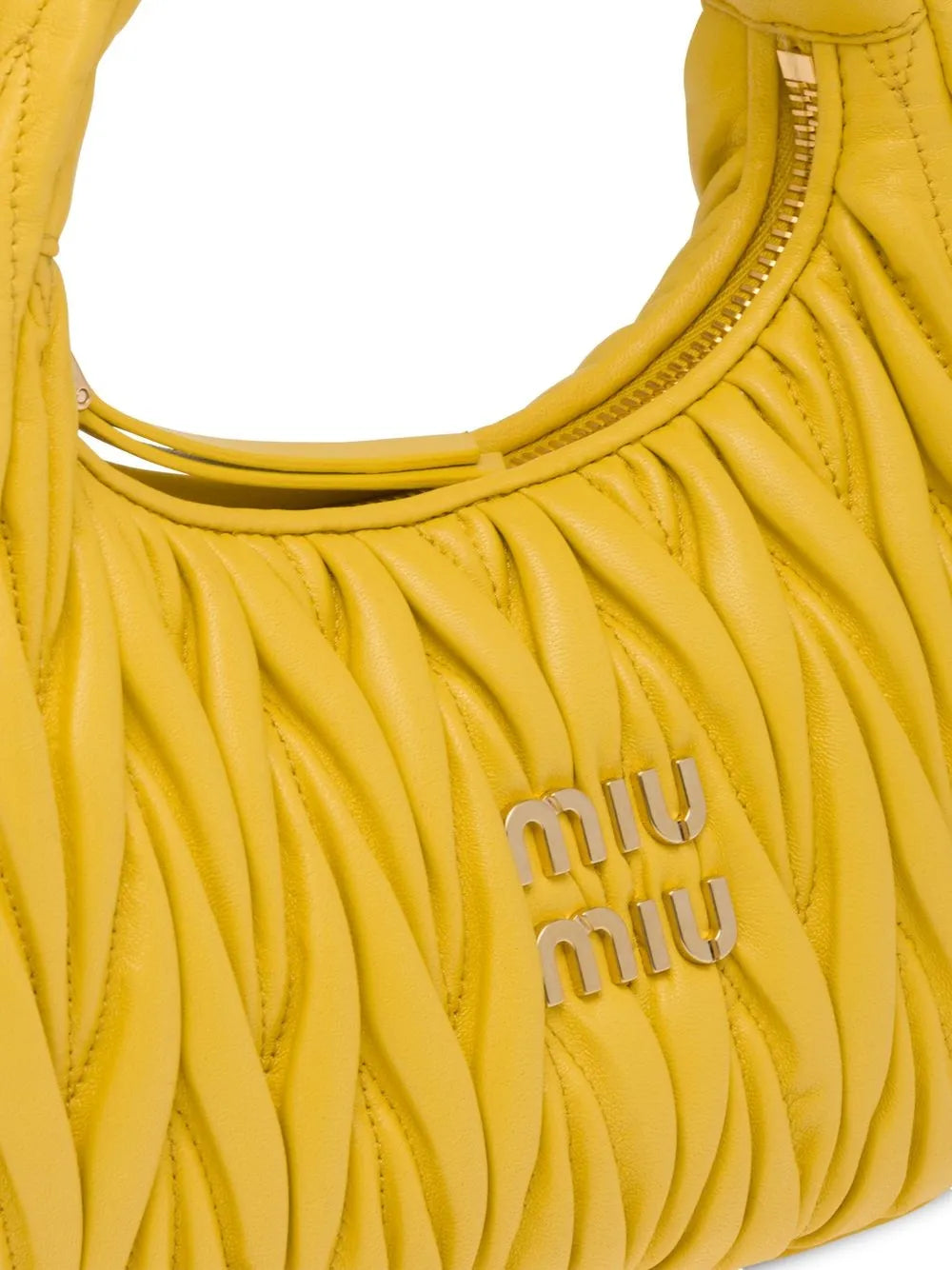 Miu Miu Mini Wander Matelasse Shoulder Bag — Same as shown — Size One Size — Top View