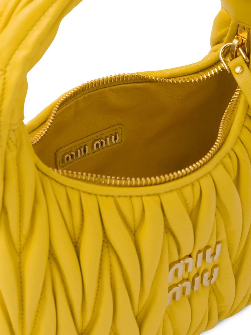 Miu Miu Mini Wander Matelasse Shoulder Bag — Same as shown — Size One Size — Detail View