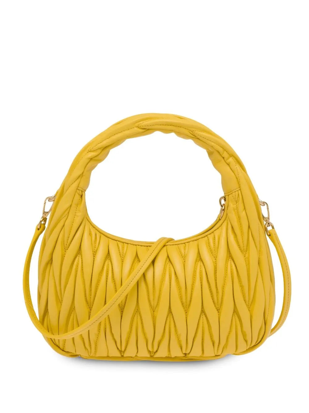 Miu Miu Mini Wander Matelasse Shoulder Bag — Same as shown — Size One Size — Back View