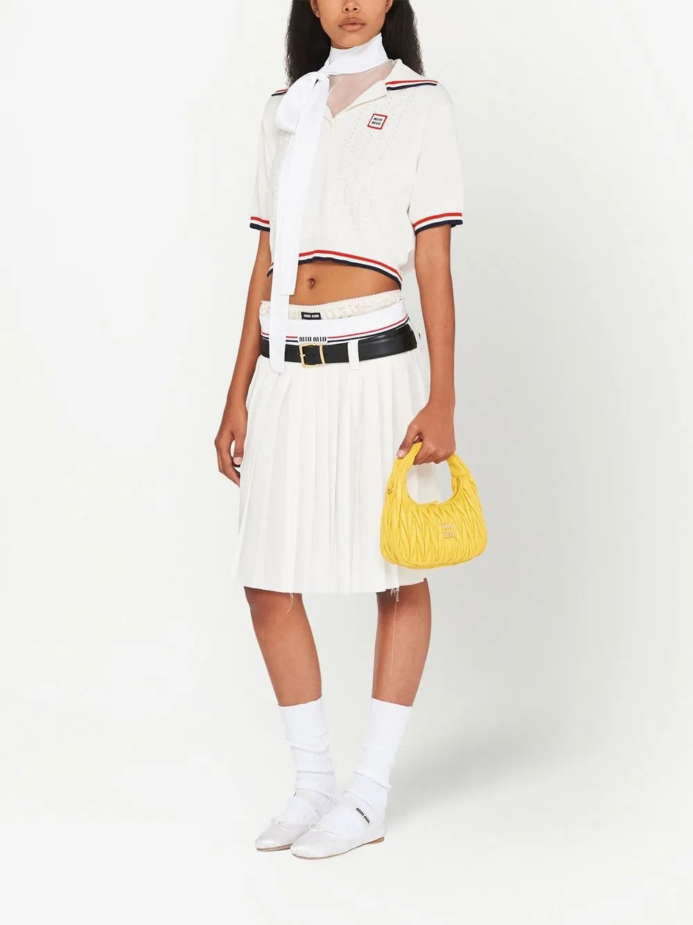 Miu Miu Mini Wander Matelasse Shoulder Bag — Same as shown — Size One Size — Side View