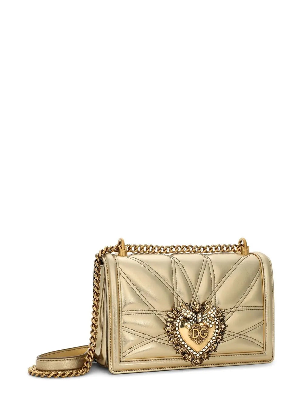 Dolce Gabbana Medium Devotion Shoulder Bag — Same as shown — Size One Size — Back View