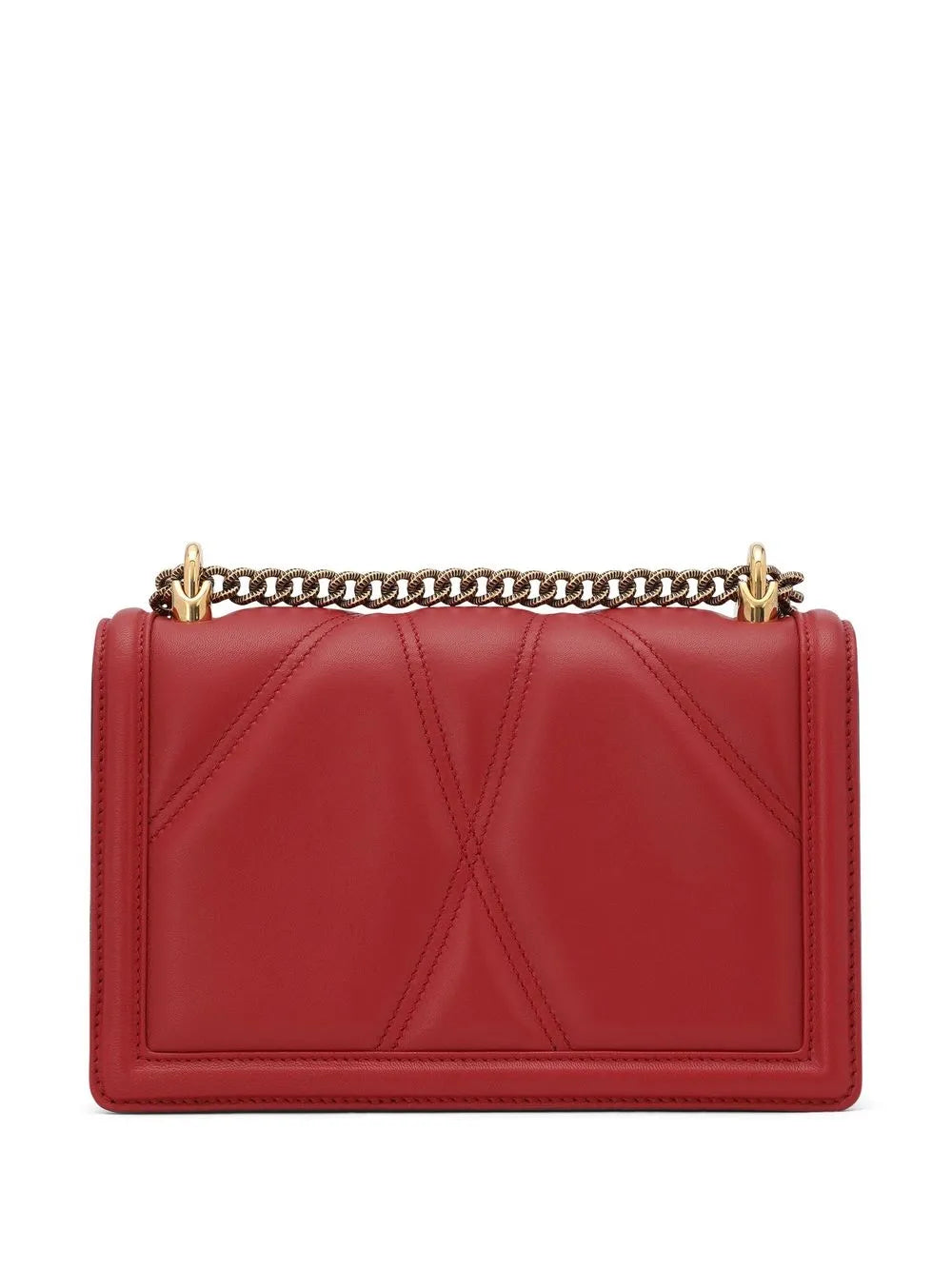 Dolce Gabbana Medium Devotion Quilted Shoulder Bag — Same as shown — Size One Size — Back View