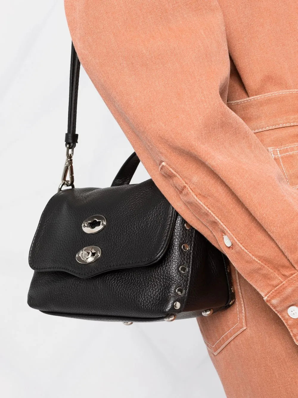 Zanellato Postina Mini Leather Bag — Same as shown — Size One Size — Back View
